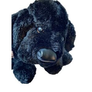 Ganz Black Lab Stuffed Animal Plush Dog Lovers 9" Puppy Soft NO CODE